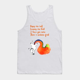 Rainbow farting unicorn Tank Top